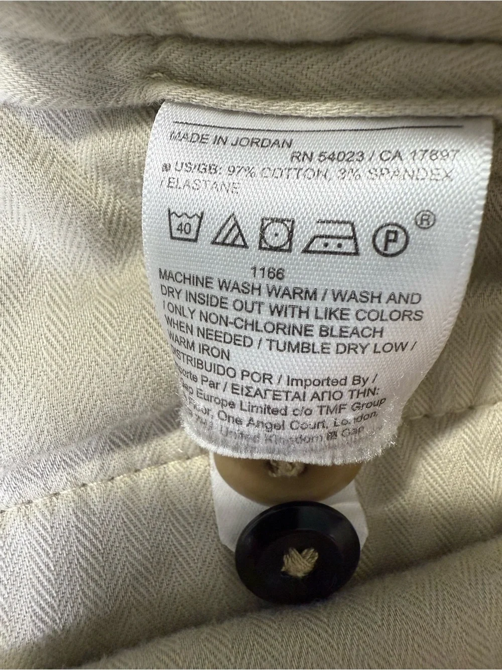 Banana Republic Men's Slim Chinos in Khaki